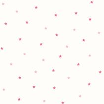 Papel de Parede Infantil estrelas vermelhas e lilás Fofura Baby FF4049. Papel de Parede Infantil estrelas vermelhas e lilás Fofura Baby FF4049.