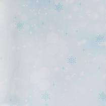 Papel de Parede Infantil Flocos de Neve Azul Claro - Coleção Yoyo 2 Kantai
