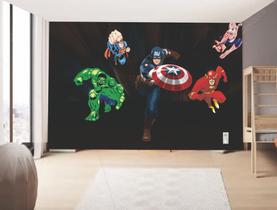 Papel de Parede Infantil Herois (folha med. 90x300 cm)