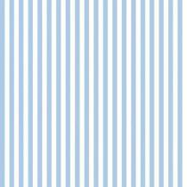 Papel De Parede Infantil Listrado Branco/ Azul - Rolo Fechado de 0,52cm x 10mts