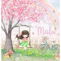 Papel de Parede Infantil Menina Jardim Encantado AL 01