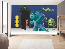 Papel de Parede Infantil Moster (folha med. 90x300 cm)