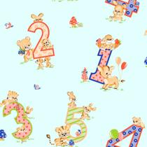 Papel de Parede Infantil Números, 1, 2, 3, 4 e 5 Azul Fantasy A380304 Papel de Parede Infantil Números, 1, 2, 3, 4 e 5 Azul Fantasy A380304