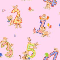 Papel de Parede Infantil Números, 1, 2, 3, 4 e 5 Lilás Fantasy A380303 Papel de Parede Infantil Números, 1, 2, 3, 4 e 5 Lilás Fantasy A380303