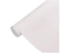 Papel de Parede Infantil Pêssego Bolinhas Vinílico - Evolux 53x1000cm Papel de Parede Infantil Pêssego Bolinhas Vinílico - Evolux 53x1000cm