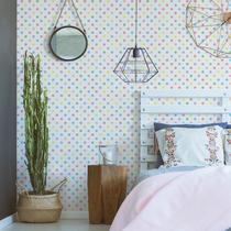 Papel de Parede Infantil Poá Colorido Papel de Parede Infantil Poá Colorido