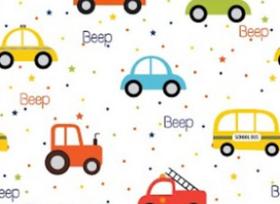 Papel de Parede Infantil Quarto Menino Masculino Infantil Carros - IC DECOR