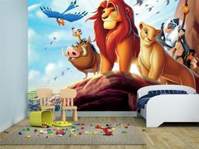 Papel de Parede Infantil Reino Rei Leão Simba O Filme -- M²