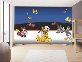 Papel de Parede Infantil Turma do mickey (folha med. 90x300 cm)