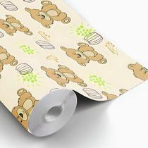 Papel De Parede Infantil Ursinhos Fofinhos Quarto Bebê
