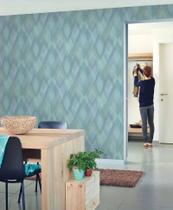 Papel de Parede Infinity Fluidez Verde IF3505 - Rolo: 10m x 0,53m Papel de Parede Infinity Fluidez Verde IF3505 - Rolo: 10m x 0,53m