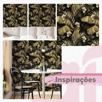 Papel De Parede Jardim Folhagem De Bananeira Flor 3M