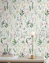 Papel de parede JiffDiff Floral Peel and Stick 236 cm x 17,3 cm