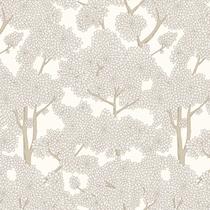 Papel de parede JiffDiff Peel & Stick Tree Design 44x305 cm Creme