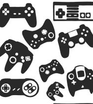 Papel De Parede Joystick Boy Fundo Branco