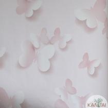 Papel de parede kantai grace 3 - borboletas rosé