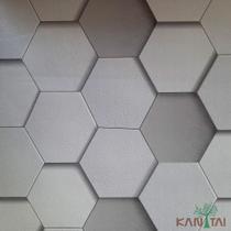 Papel de parede kantai grace 3 - geométrico 3d cinza
