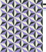 Papel de parede kantai neonature 5 - geométrico 3d preto e roxo