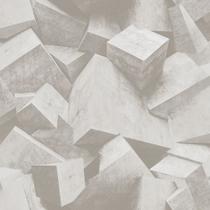 Papel de parede kantai stone age - blocos 3d cinza claro