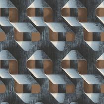 Papel de parede kantai stone age - geométrico 3d cinza escuro