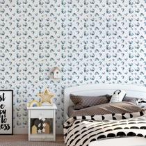 Papel de Parede Kids Dinossauros Azul