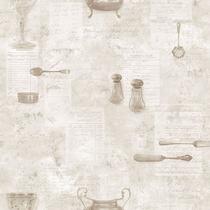Papel de Parede Kitchen Recipes G12291 - Rolo: 10m x 0,53m