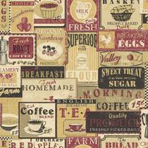 Papel de Parede Kitchen Recipes G12297 - Rolo: 10m x 0,53m