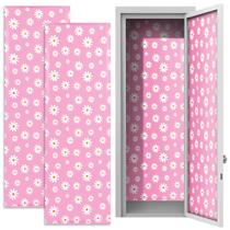 Papel de parede Konohan Magnetic Locker, 2 peças, margarida rosa, 30x92 cm