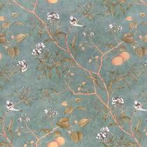 Papel de parede Laatse Green Floral Peel and Stick 44,5 cm x 500 cm