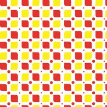 Papel De Parede Lavável Arabesco Amarelo E Vermelho 6M