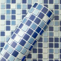 Papel de Parede Lavavél Autoadesivo Alltak Decor Pastilha Azul 1,00 X 0,61 - 997D.52