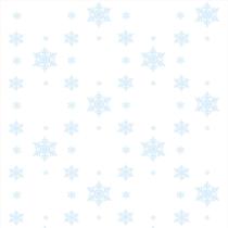 Papel De Parede Lavável Casual Infantil com Flocos de Neve Fofos Adesivo Decoração Vinílico - Pro Decor