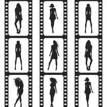 Papel De Parede Lavável Casual Lavável Moda Feminino Corpo Filme Adesivo Decoração Sala Quarto - Pro Decor