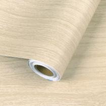 Papel De Parede Lavável Imita Madeira Bege 5 Metros Adesivo Autocolante Papel De Parede Lavável Imita Madeira Bege 5 Metros Adesivo Autocolante