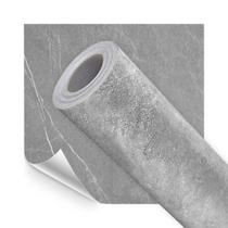 Papel de Parede Lavavel Modelo Adesivo Mármore Gris Cinza 200x60cm