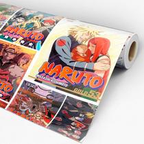 Papel De Parede Lavável Naruto Manga Colorido Adesivo Decoração Vinilico Sala Quarto - Pro Decor