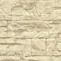 Papel de Parede Lavável Pedra Travertino Rústico 12m