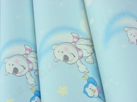 Papel de Parede - Lindo desenho - Rolo com 10m x 53cm - LMS-PPY-YWC7-LJ1103 - Azul - (091103) - Infantil