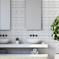Papel de Parede Linhas Grid - Blend