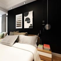 Papel de parede Livelynine Black Peel and Stick 40cm x 15m