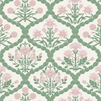 Papel de Parede LUKUUI Floral Rosa Peel and Stick 44x200 cm