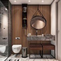 Papel De Parede Madeira Autoadesivo 5 Metros Para Sala Quarto Cozinha