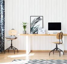 Papel de Parede Madeira Branca rolo 57x270cm - Quartinhos