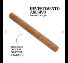 Papel de Parede Madeira Nogueira Adesivo Moveis 10 Metros - MultiA