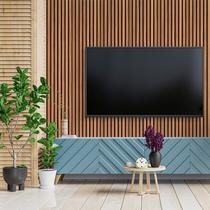 Papel De Parede Madeira Ripada Imbuia