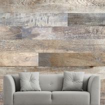 Papel de Parede Madeira Tabuas Demolição Sala Painel - 247pcp
