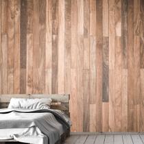 Papel de Parede Madeira Tabuas Quarto Sala Adesivo - 244pcm