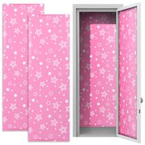 Papel de parede magnético Konohan para armários escolares 30x92 cm rosa