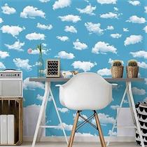 Papel De Parede Magnific Nuvens Céu Vinílico Texturizado Rolo De 10M
