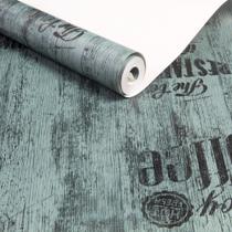 Papel De Parede Magnific Vinílico Restaurante Coffee Vintage Rolo De 9,50M